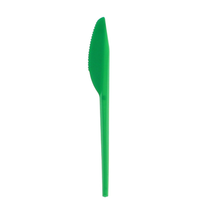 Coltello di Plastica PS Verde 165 mm 