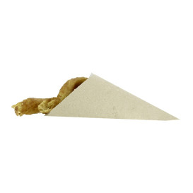 Cono di Carta Marrone 240mm 100g (2.000 Pezzi)