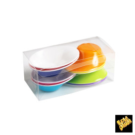 Ciotola di Plastica Degustazione "Sodo" in bianco e multicolore 50 ml (160 Pezzi)