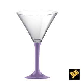 Coppa Plastica Cocktail Gambo Lilla 185ml 2P (200 Pezzi)