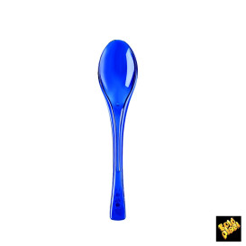 Cuchiaio di Plastica Fly Blu Transp. 145mm (50 Pezzi)