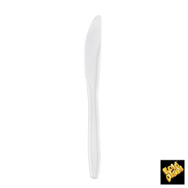 Coltello di Plastica Easy PP Bianco 175mm (1500 Pezzi)