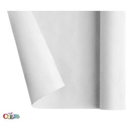 Tovaglia di Carta Rotolo Bianco 1,2x7m (25 Pezzi)