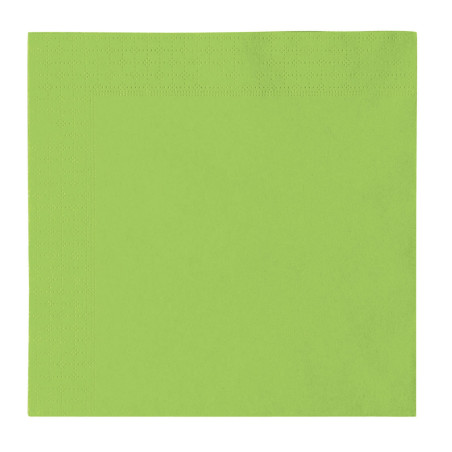 Tovagliolo di Carta 2 Velis Verde Lime 33x33cm (2000 Pezzi)