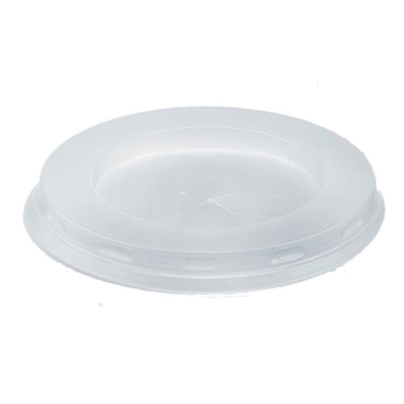 Coperchio di Plastica PS Bianco per Bicchiere 200/250ml Ø7,3cm (1.000 Pezzi)