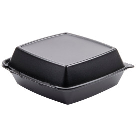 Contenitori EPS Lunchbox 3 Sco. Nero 210x200mm (200 Pezzi)