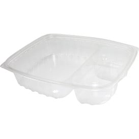 Contenitore di Plastica OPS "Clear Pac" 3 C. Transp. 887ml (252 pezzi)