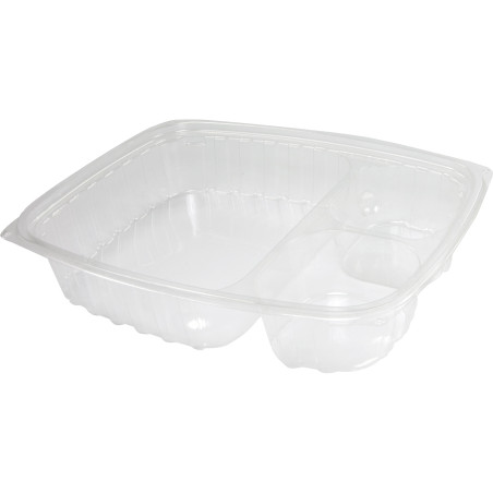 Contenitore di Plastica OPS "Clear Pac" 3 C. Transp. 887ml (252 pezzi)