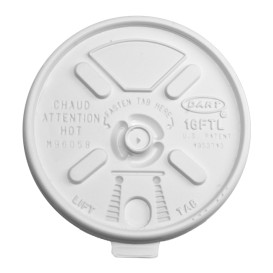 Coperchio "Lift n' Lock" PS Bianco Ø9,4cm (1000 Pezzi)