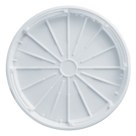 Copertura Plastica PS Pizza Bianco 320mm (100 Pezzi)