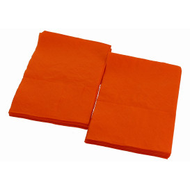 Tovagliolo di Carta Arancione 17x17cm (4800 Pezzi)