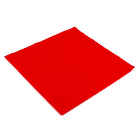 Tovagliolo di Carta Rosso 2V Punta-Punta 33x33cm (1350 Pezzi)