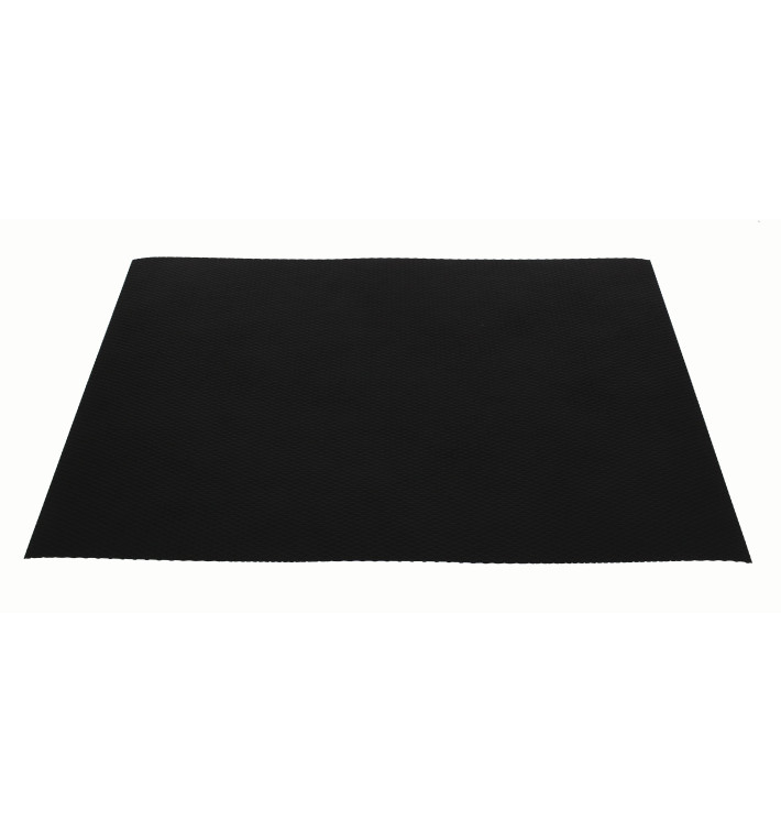 Tovaglietta Riutilizzabile Non Tessuto Nero 30x40cm 250g (150 Pezzi)