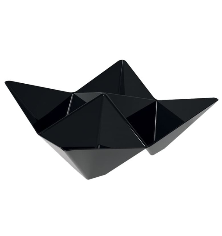 Ciotola Degustazione Origami PS Nero 103x103mm (500 Pezzi)