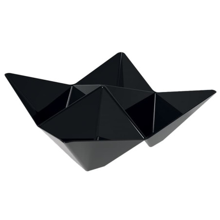 Ciotola Degustazione Riutilizzabile Origami PS Nero 103x103mm (500 Pezzi)