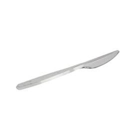 Coltello di Plastica PS Transparente 175mm (20 Pezzi)