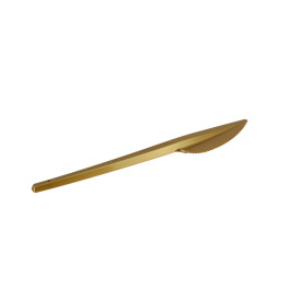 Coltello di Plastica PS Oro 165mm (600 Pezzi)