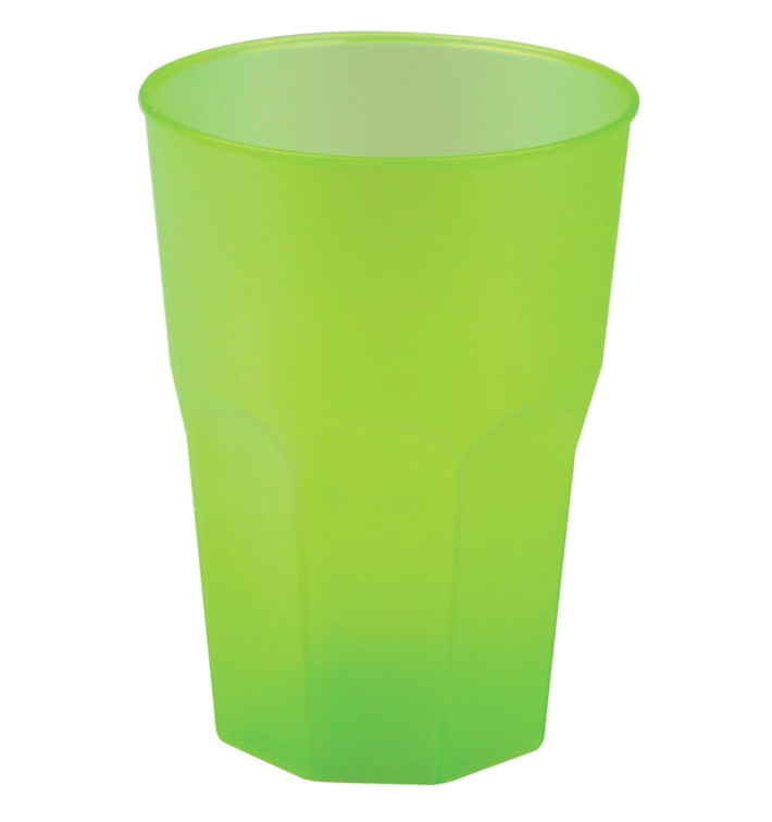 Bicchiere Plastica "Frost" Verde Acido PP 350ml (420 Pezzi)