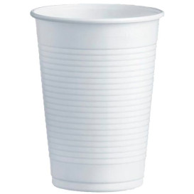 Bicchiere di Plastica PS Bianco 230ml Ø7,0cm (3000 Pezzi)