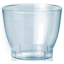 Bicchiere di Plastica Cool Cup PS 250 ml (25 Pezzi)