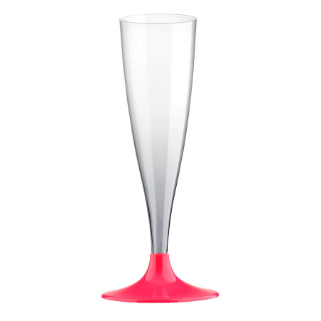 Flute Plastica Gambo Fucsia 140ml 2P (400 Pezzi)