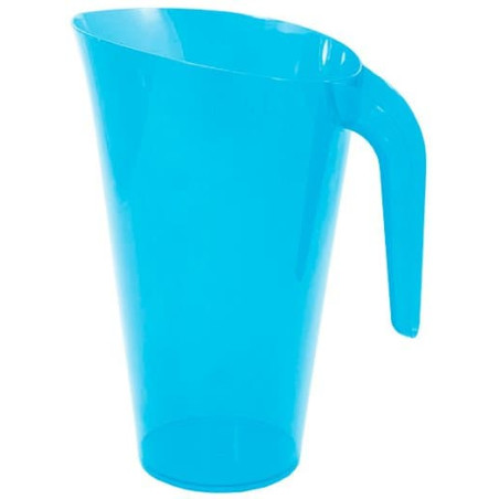 Brocca Plastica Turchese Riutilizzabile 1.500 ml (20 Pezzi)