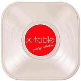 Ciotola Plastica PP "X-Table" Perla 18x18cm (120 Pezzi)