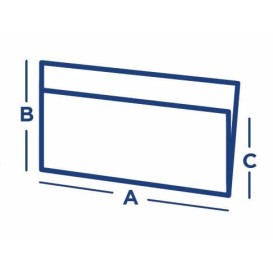 Sacchetto Carta Antigrasso Bianco 25x13/10cm (100 Pezzi)