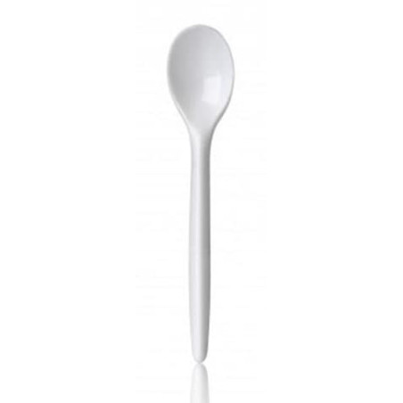 Cucchiaino Plastica Luxury Bianco 123 mm (2000 Pezzi)