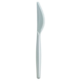 Coltello di Plastica Easy PS Bianco Perla 185mm (500 Pezzi)