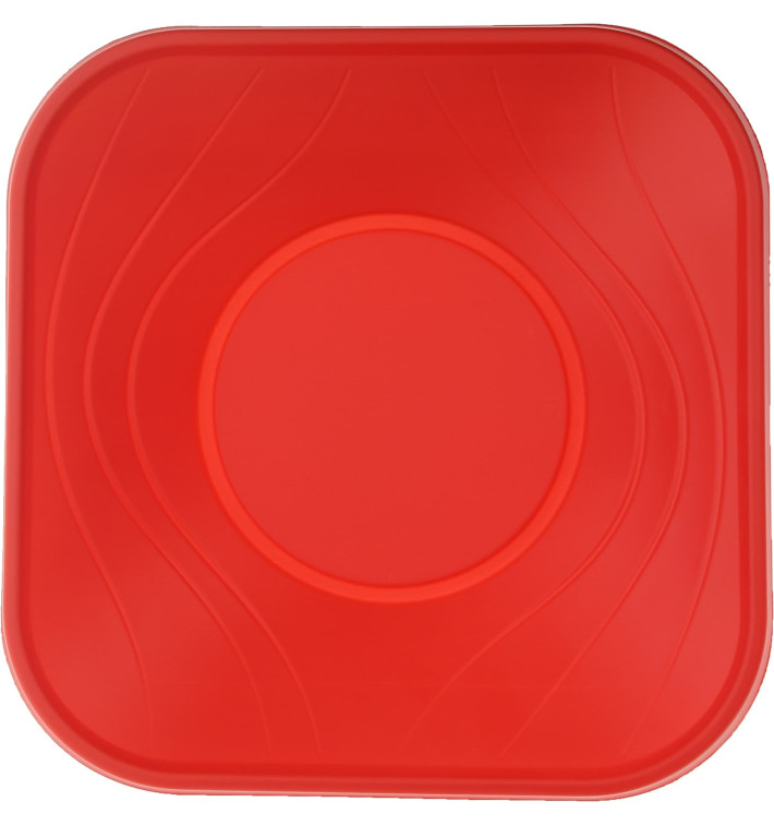 Ciotola Plastica PP "X-Table" Rosso 18x18cm (112 Pezzi)