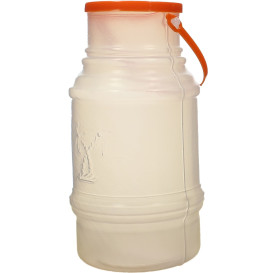 Bottiglia con Coperchio Cilindrica Tras. Traslucido 500ml (50 Pezzi)