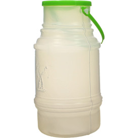 Bottiglia con Coperchio Cilindrica Tras. Traslucido 500ml (50 Pezzi)