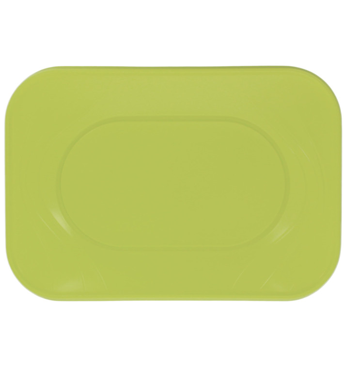 Vassoio di Plastica PP "X-Table" Lime 330x230mm (2 Pezzi)