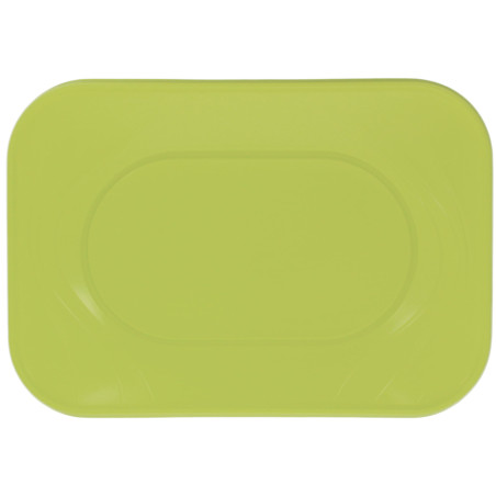 Vassoio di Plastica PP "X-Table" Lime 33x23cm (2 Pezzi)