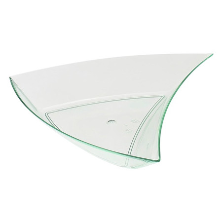 Salsera Degustazione Salsa Triangolo Verde trasp 12,5x12x2 cm (576 Pezzi)