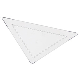 Piattino Plastica Degustazione Triangolare 5x10cm (576 Pezzi)