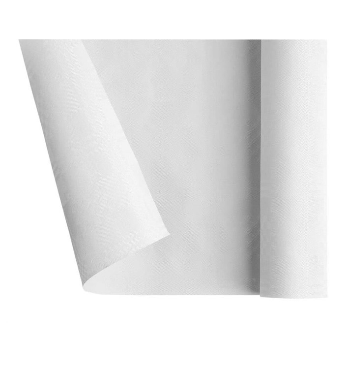 Tovaglia di Carta Rotolo Bianco 1,2x7m (25 Pezzi)