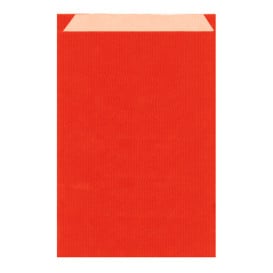 Sacchetto di Carta Kraft Rosso 19+8x35cm (750 Pezzi)