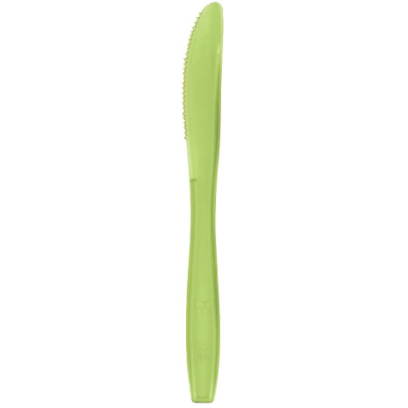 Coltello di Plastica PS Premium Verde Lime 190mm (50 Pezzi)