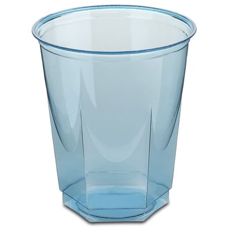 Bicchiere Plastica Esagonale PS Glas Turchese 250ml (250 Uds)