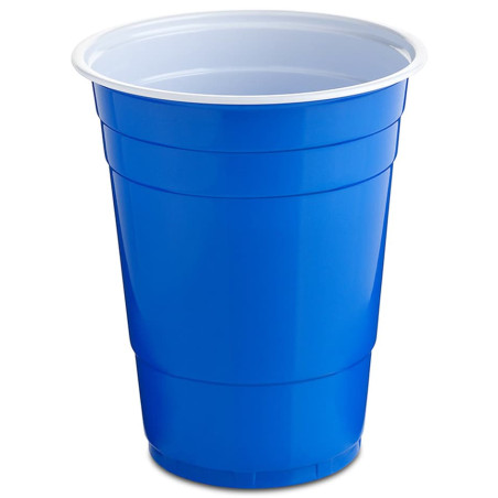 Bicchiere Blu Plastica 550ml (25 Pezzi)