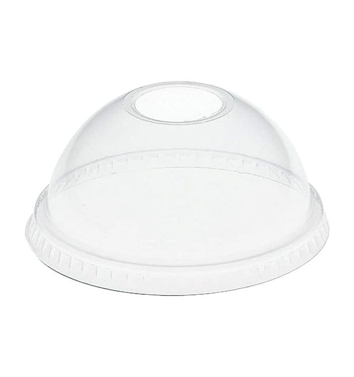 Coperchio Cupola con Foro PET Glas Ø8,3cm (100 Pezzi)