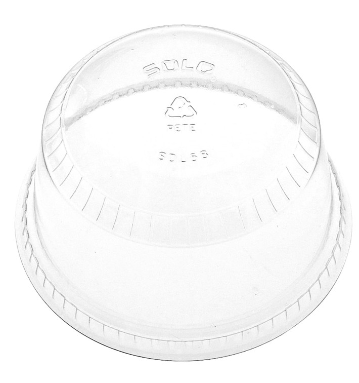 Coperchio Cupola Chiuso PET Glas Ø9,8cm (50 Pezzi)