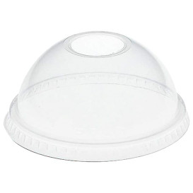 Coperchio Cupola con Foro PET Glas Ø9,8cm (1000 Pezzi)