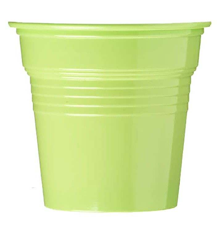 Bicchiere di Plastica PS Verde Lime 80ml Ø5,7cm (50 Pezzi)