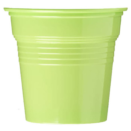 Bicchiere di Plastica PS Verde Lime 80ml Ø5,7cm (1500 Pezzi)