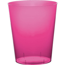 Bicchiere di Plastica Moon Fucsia Trasp. PS 350ml (400 Pezzi)