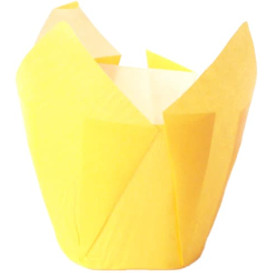 Pirottini Muffin Tulip Ø50x50/80 mm Giallo (2000 Pezzi)