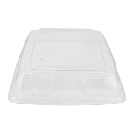 Coperchio plastica PET Trasp. Vassoio 31x31cm (25 Pezzi)